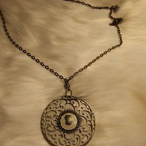 Vintage medallion necklace